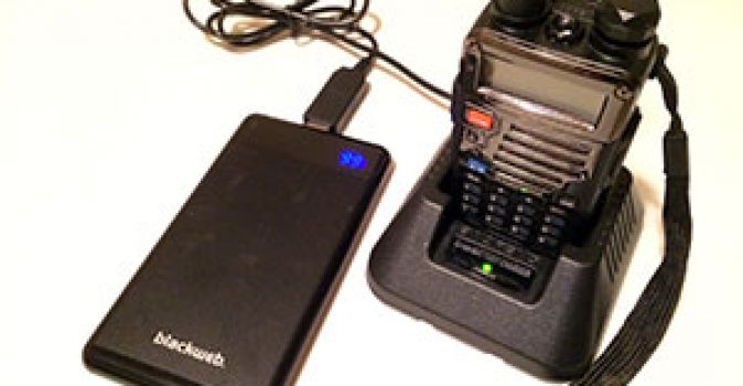 recharging Baofeng radio