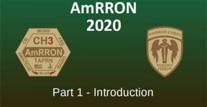 AmRRon 2020 Video series